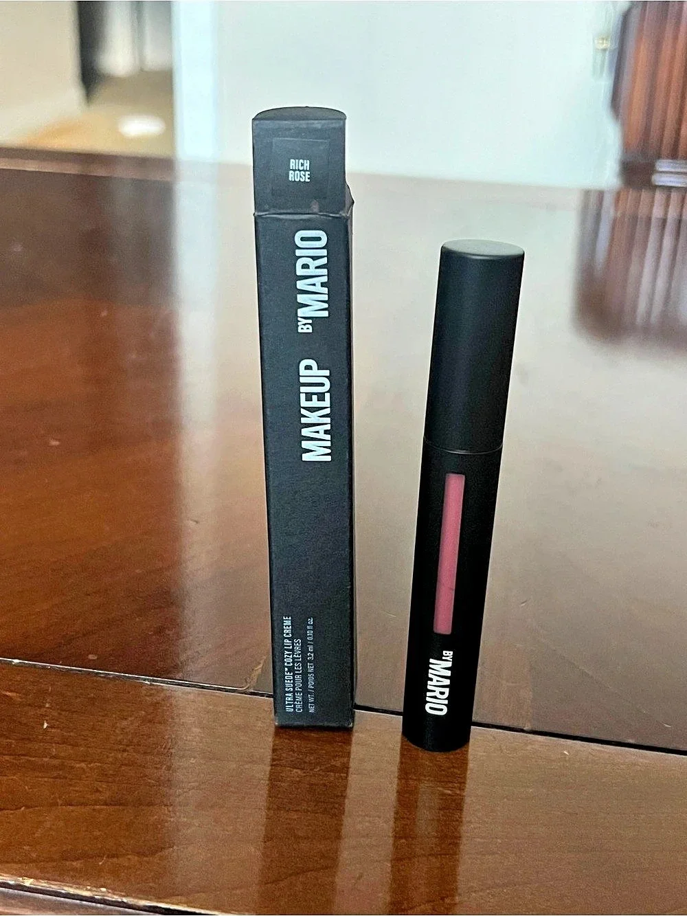 Makeup by Mario Ultra Suede Lip Crème Rich Rosé Pink NWT